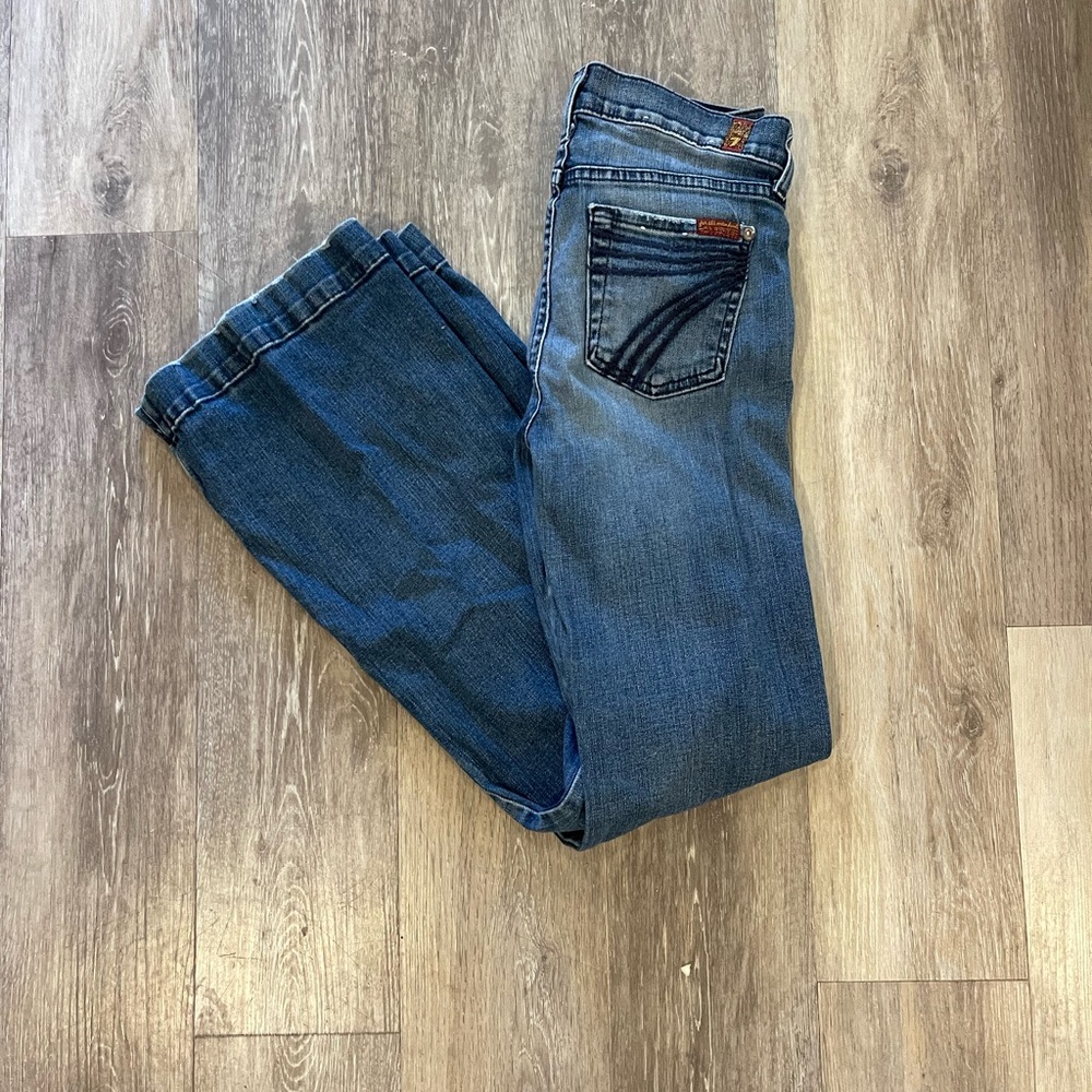 7 for all Mankind Dojo Trouser Jean 25x32 mid rise